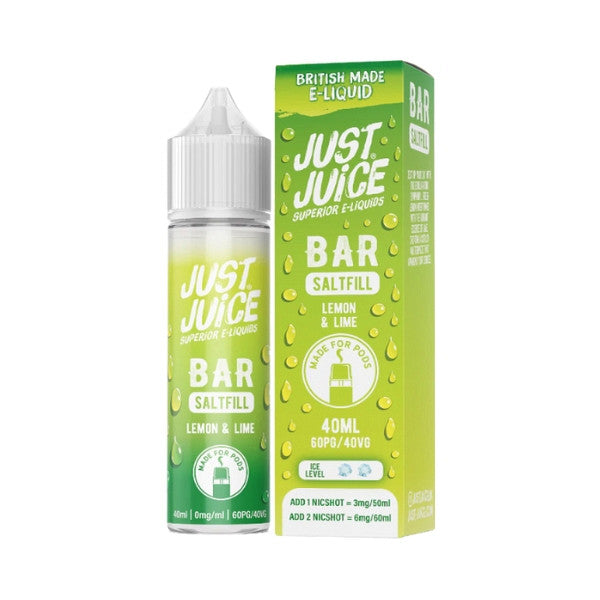 Just Juice Bar - 40ml - Lemon & Lime - Saltfill [0MG]