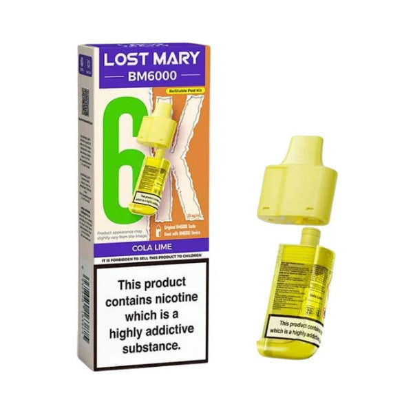 20mg Lost Mary BM6000 Replacement Pod