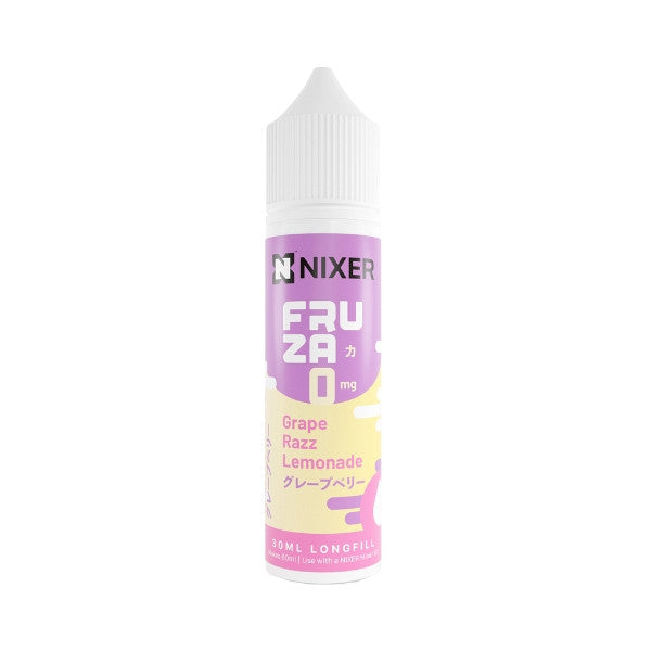 Nixer X Fruza - 30ml - Grape Razz Lemonade - Longfill