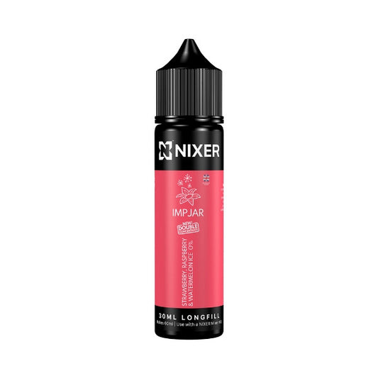 Nixer X Imp Jar - 30ml - Strawberry, Raspberry & Watermelon Ice - Longfill