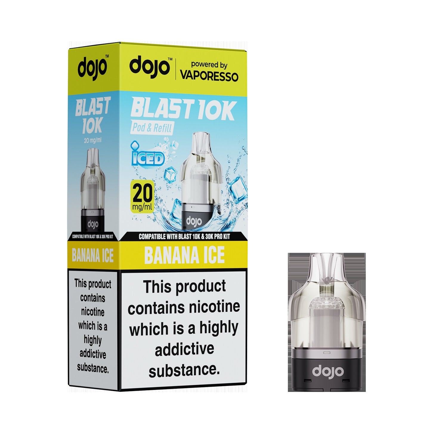 20mg DOJO BLAST 30K Prefilled Pro Pod (Powered by Vaporesso)