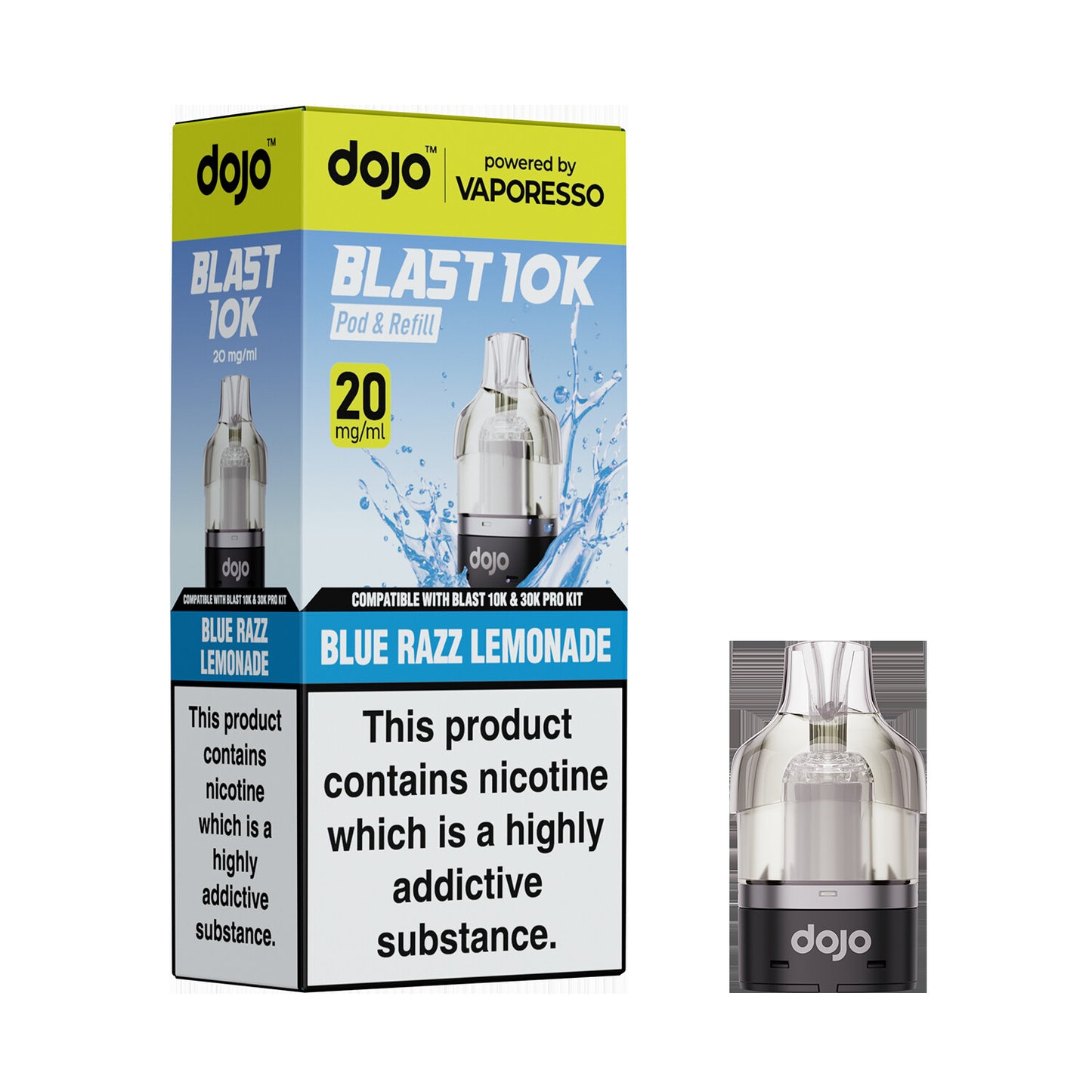 20mg DOJO BLAST 30K Prefilled Pro Pod (Powered by Vaporesso)