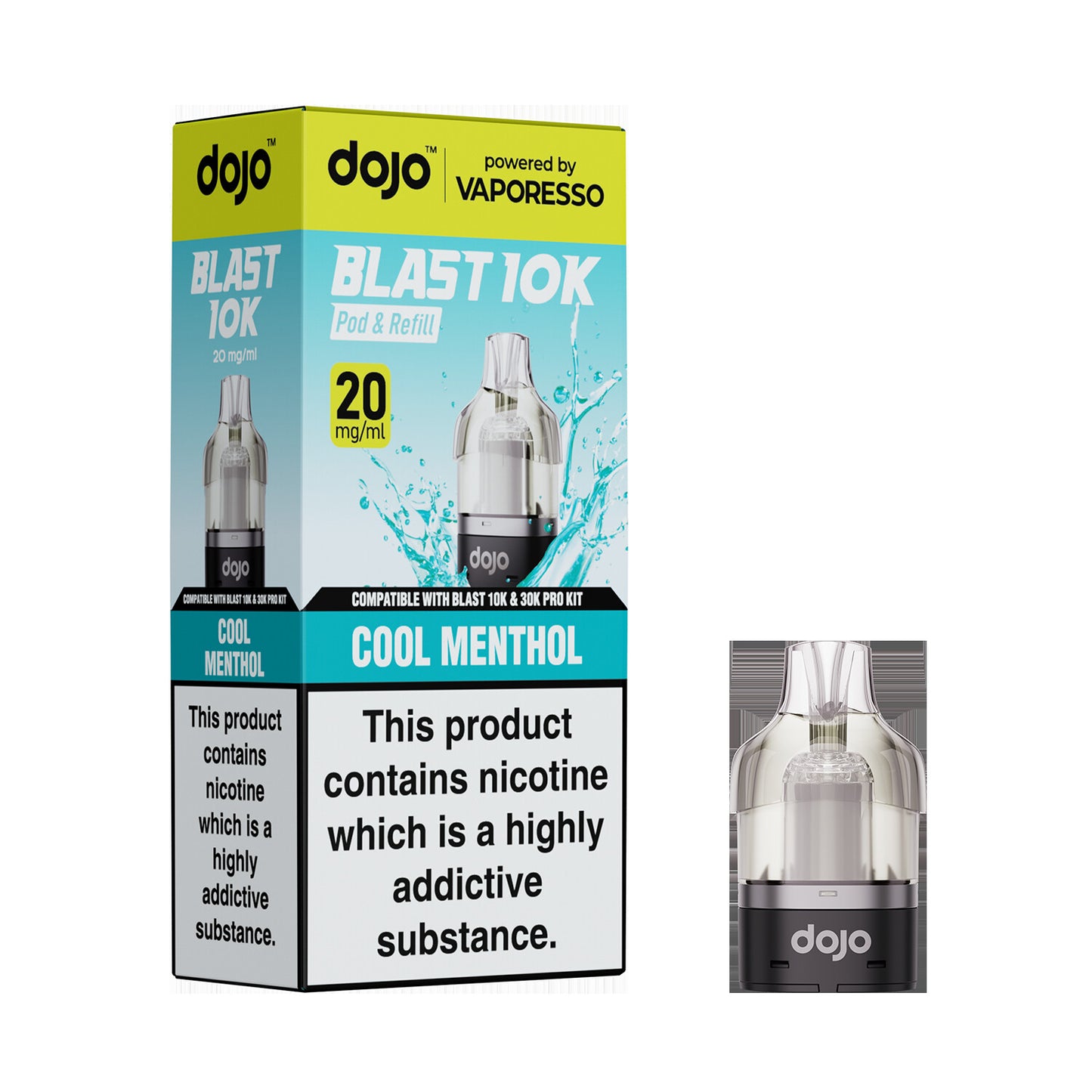 20mg DOJO BLAST 30K Prefilled Pro Pod (Powered by Vaporesso)