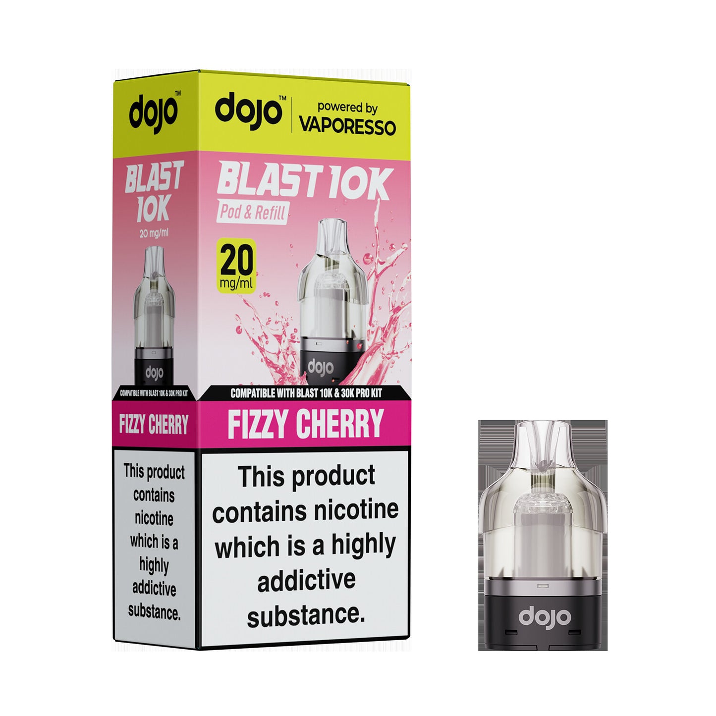 20mg DOJO BLAST 30K Prefilled Pro Pod (Powered by Vaporesso)