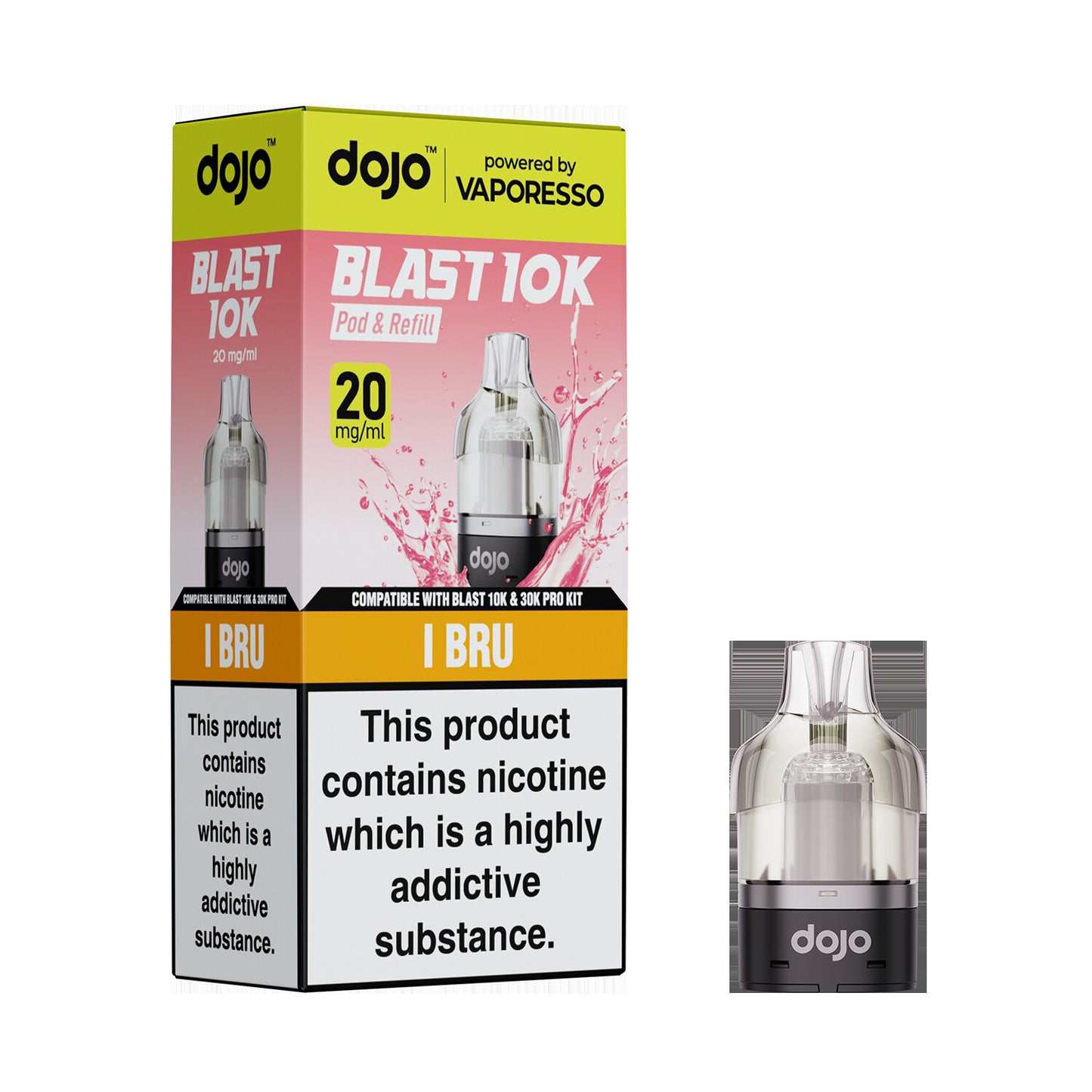 20mg DOJO BLAST 30K Prefilled Pro Pod (Powered by Vaporesso)