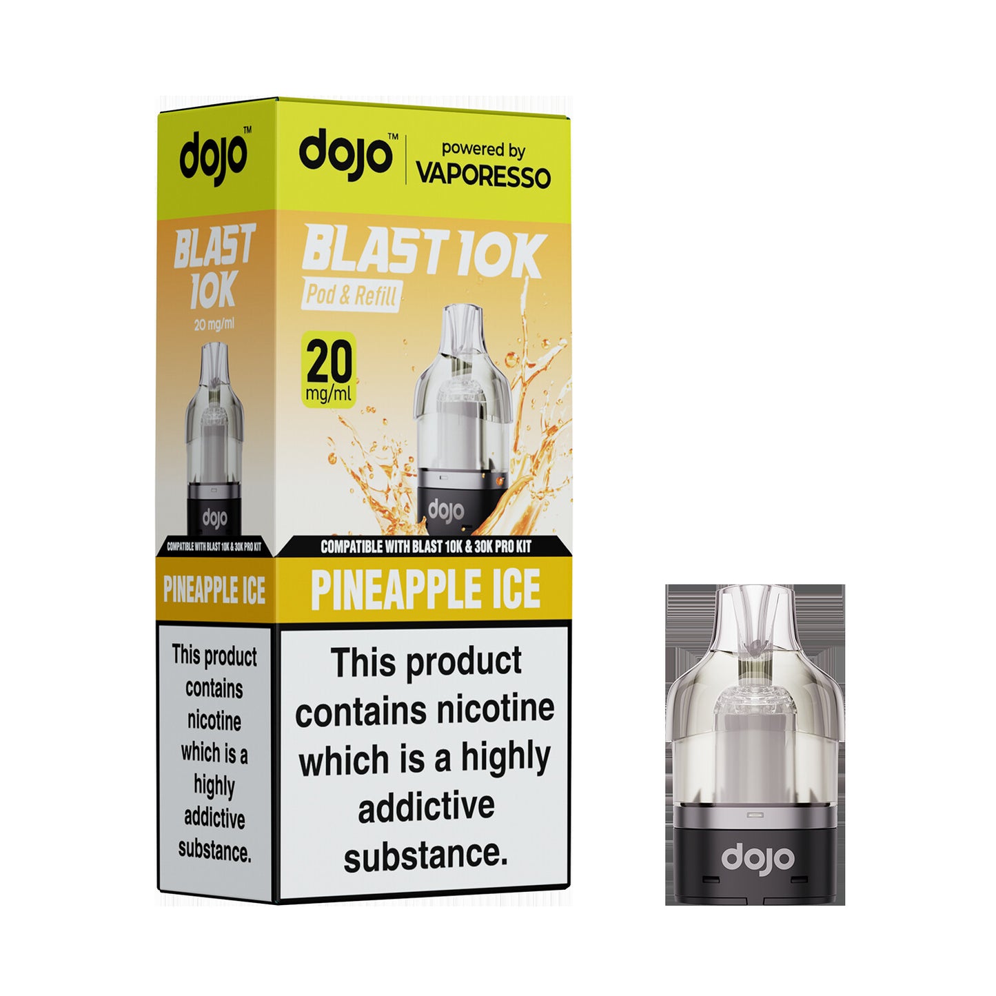 20mg DOJO BLAST 30K Prefilled Pro Pod (Powered by Vaporesso)