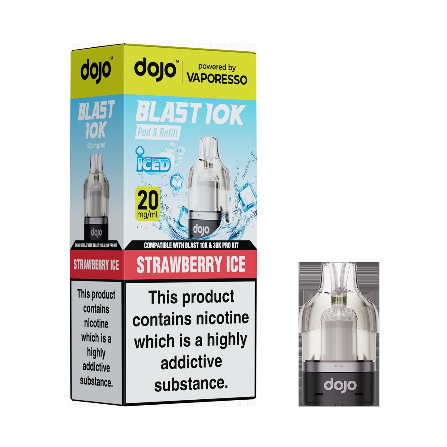 20mg DOJO BLAST 30K Prefilled Pro Pod (Powered by Vaporesso)