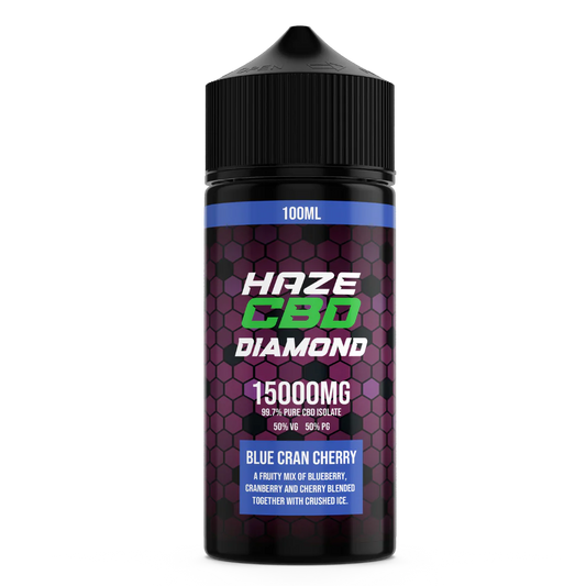 Haze CBD Diamond E-Liquid [Blue Cran Cherry 15000mg]