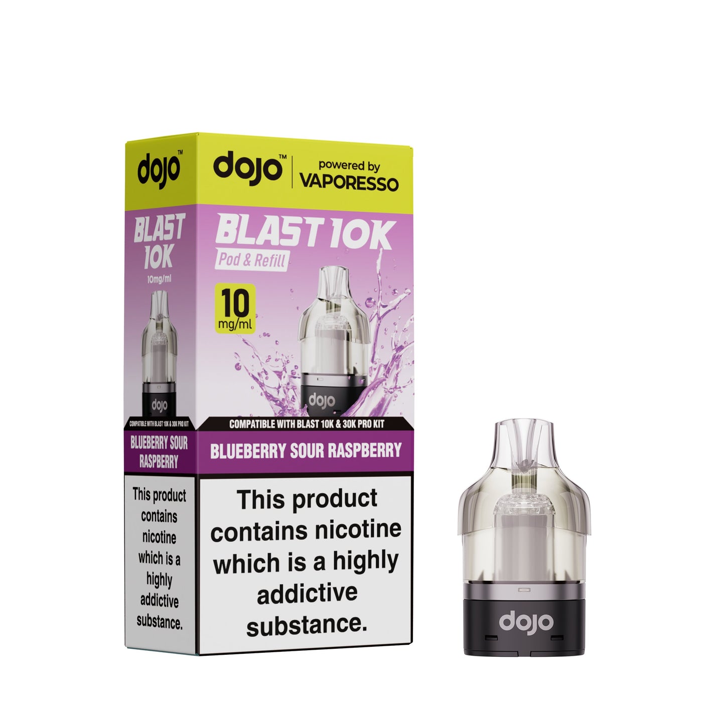 10mg DOJO BLAST 10K Prefilled Pod (Powered by Vaporesso)