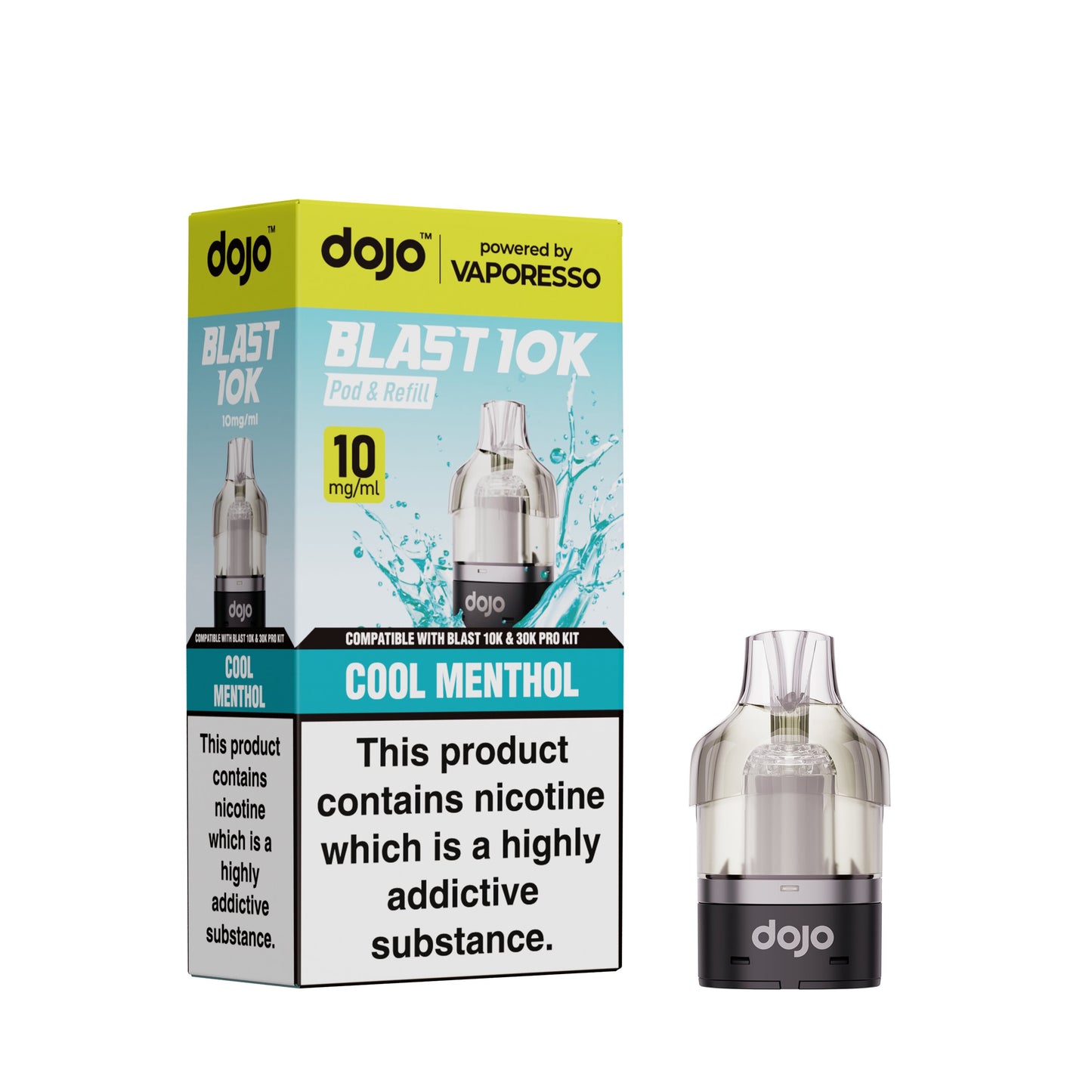 10mg DOJO BLAST 10K Prefilled Pod (Powered by Vaporesso)