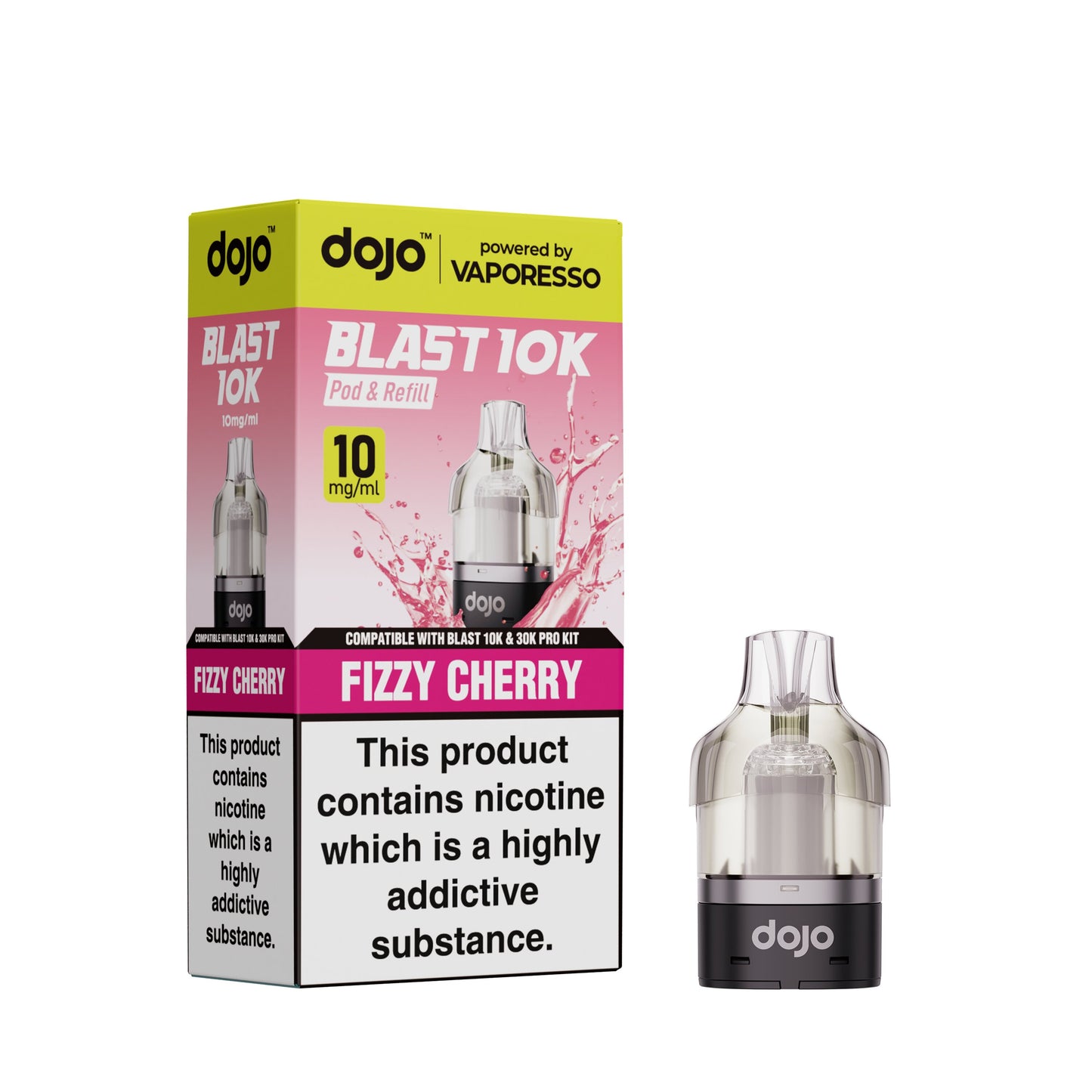 10mg DOJO BLAST 10K Prefilled Pod (Powered by Vaporesso)