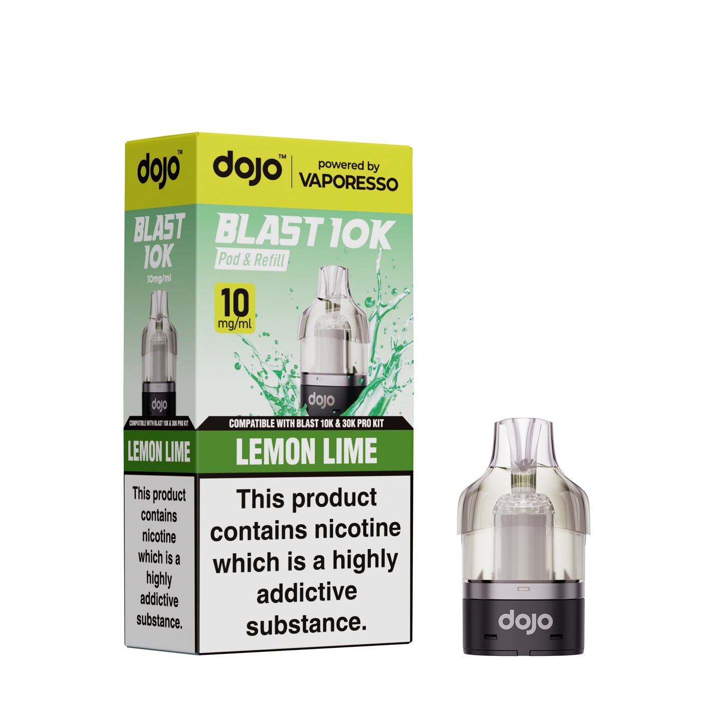 10mg DOJO BLAST 10K Prefilled Pod (Powered by Vaporesso)