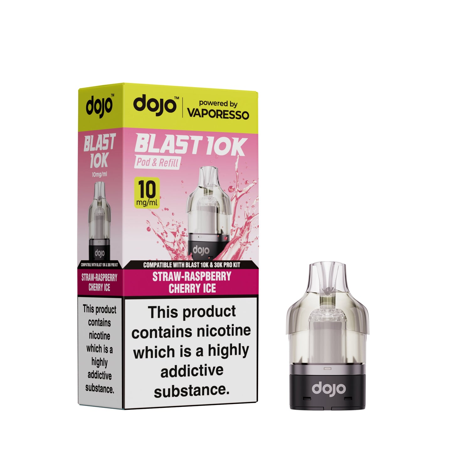 10mg DOJO BLAST 10K Prefilled Pod (Powered by Vaporesso)