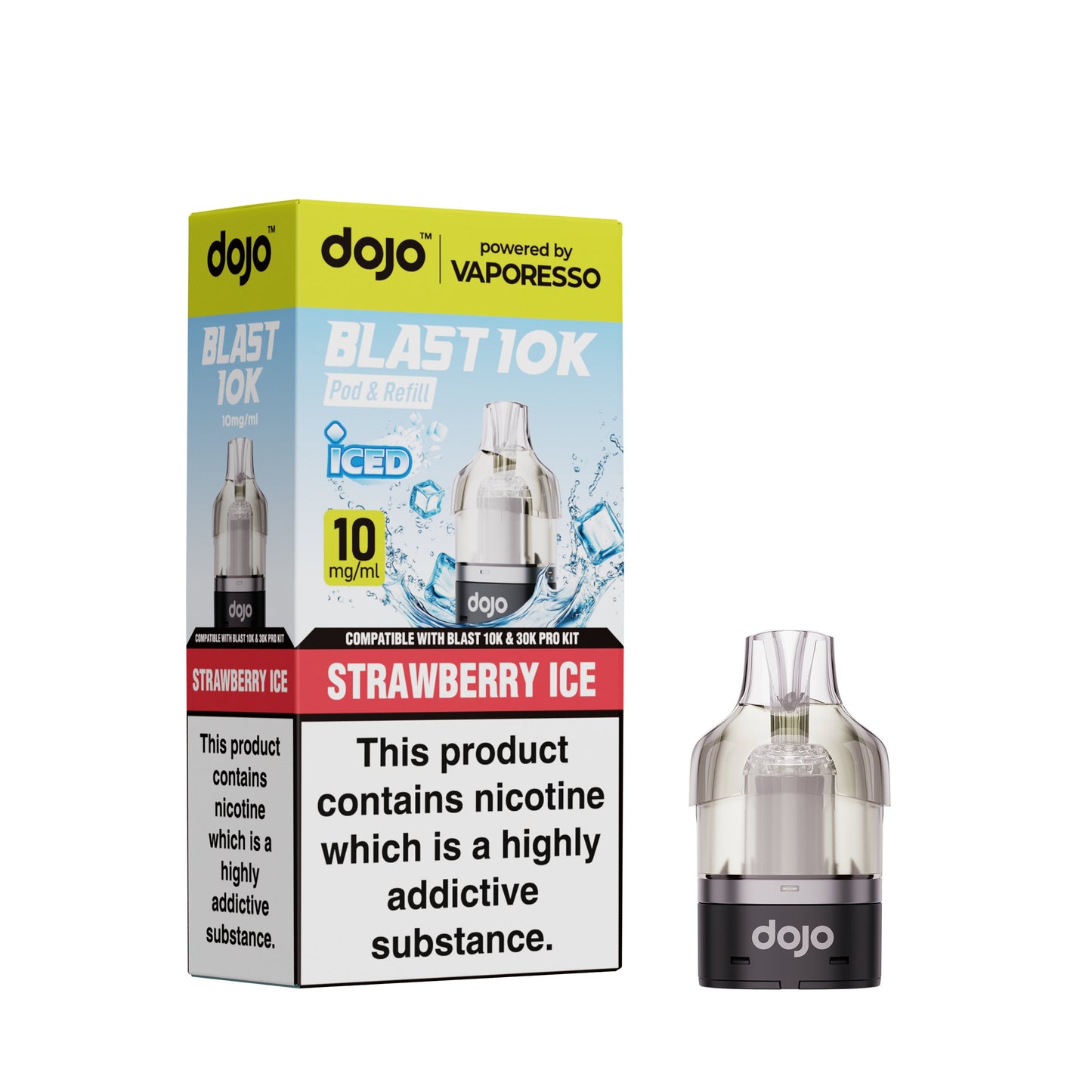 10mg DOJO BLAST 10K Prefilled Pod (Powered by Vaporesso)