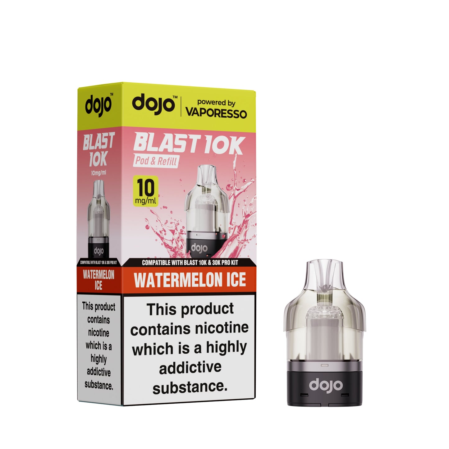 10mg DOJO BLAST 10K Prefilled Pod (Powered by Vaporesso)