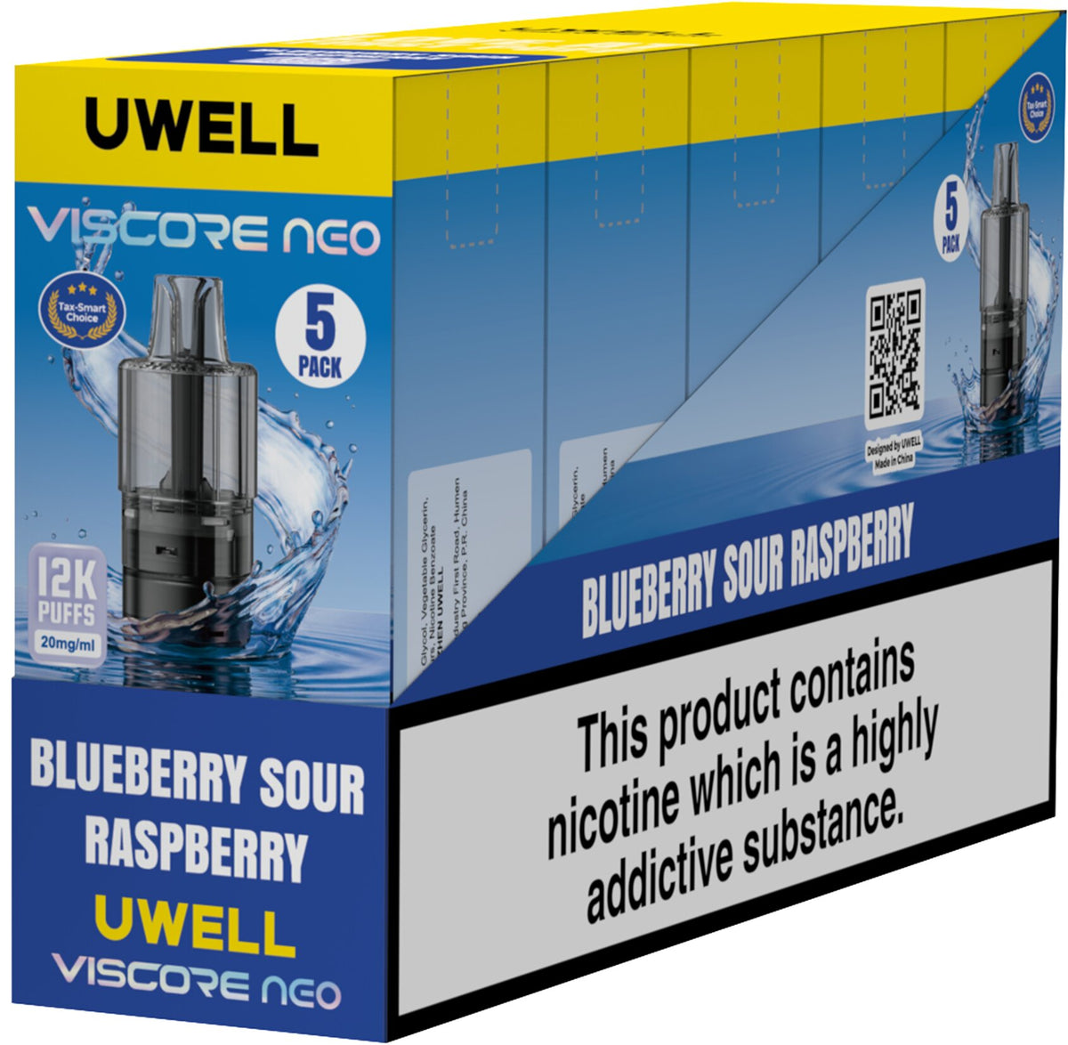 Uwell Viscore Neo 12K Prefilled Pod & Refill 20mg