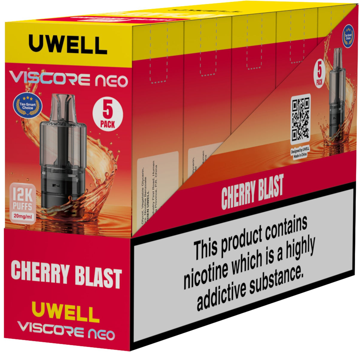 Uwell Viscore Neo 12K Prefilled Pod & Refill 20mg