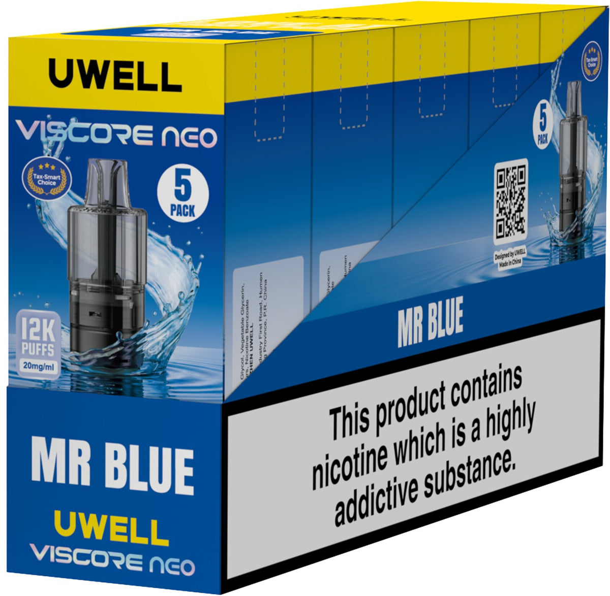 Uwell Viscore Neo 12K Prefilled Pod & Refill 20mg