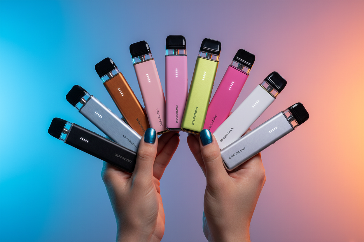 Vaporesso XROS 6 Mini Pod Kit - Colourful Lifestyle