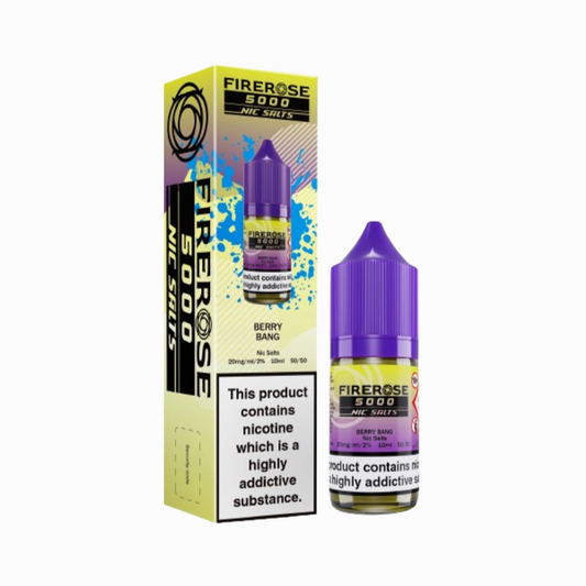 Elux Firerose 5000 Berry Bang Nic Salt Eliquid