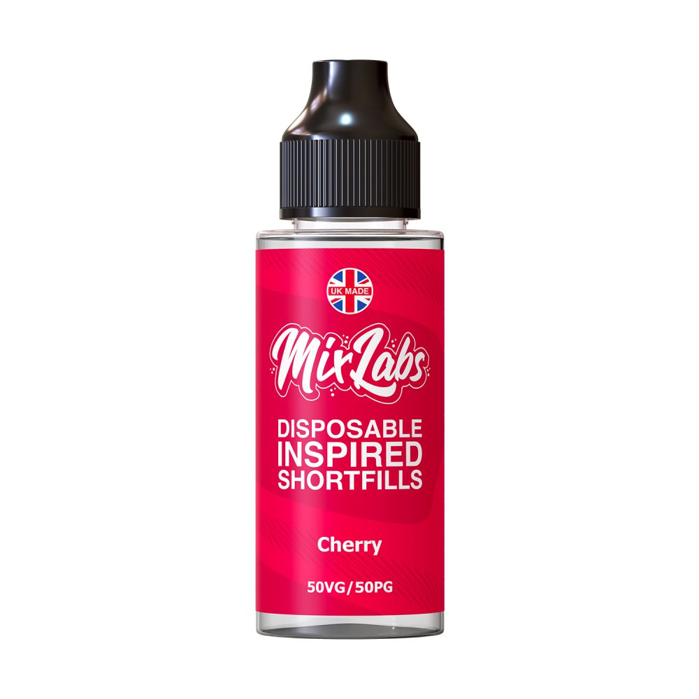 Mix Labs Cherry 100ml Shortfill Eliquid
