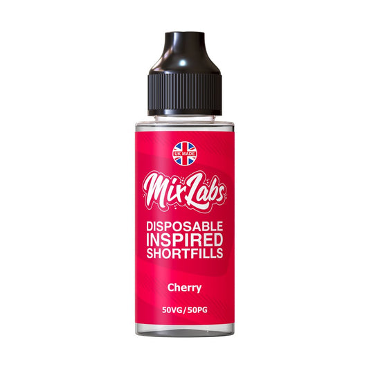 Mix Labs Cherry 100ml Shortfill Eliquid