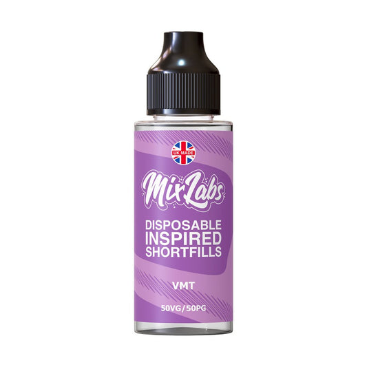 Mix Labs VMT 100ml Shortfill Eliquid