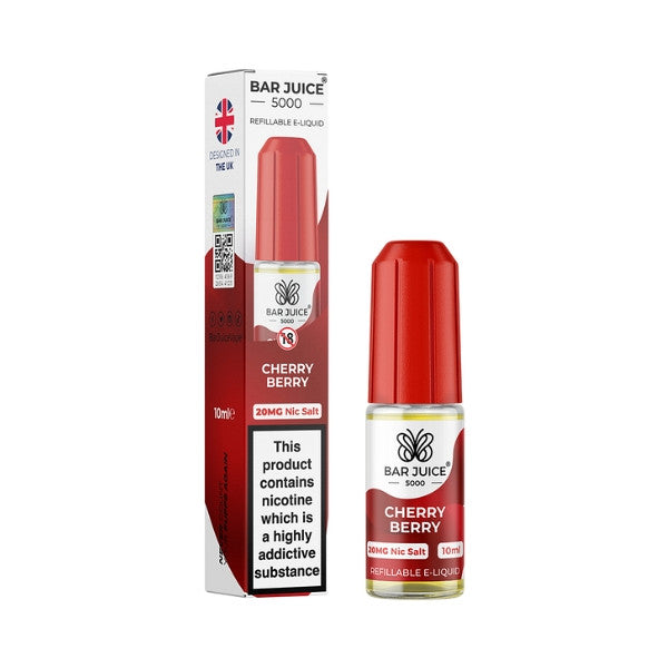 Bar Juice  Cherry Berry Nic Salt Eliquid