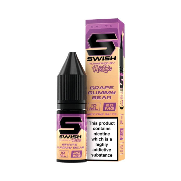 Swish X Mix Labs - Nic Salt - Grape Gummy Bear [10MG]