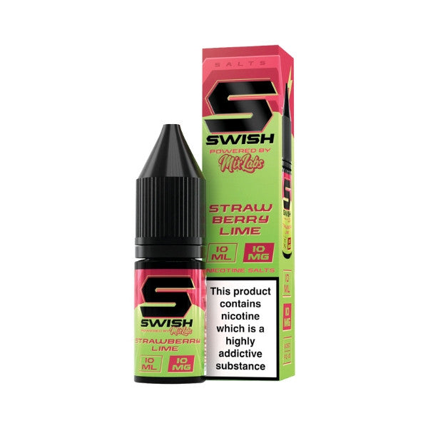 Swish X Mix Labs - Nic Salt - Strawberry Lime [10MG]