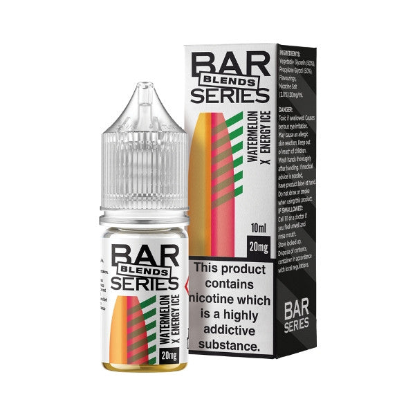 Bar Series Blends Watermelon x Energy Ice Nic Salt Eliquid