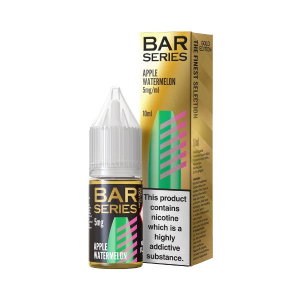 Bar Series Gold Edition Apple Watermelon Nic Salt Eliquid