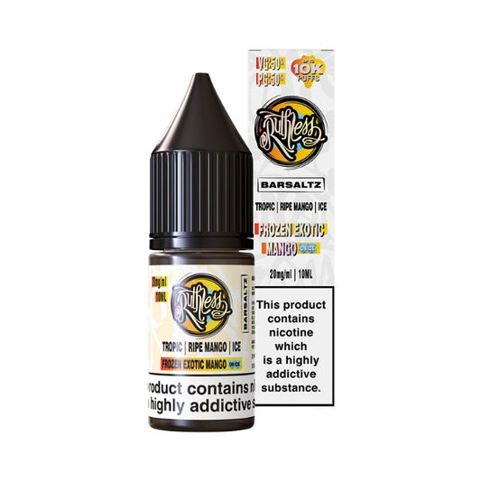Ruthless Bar Saltz - Nic Salt - Frozen Exotic Mango On Ice [10MG]