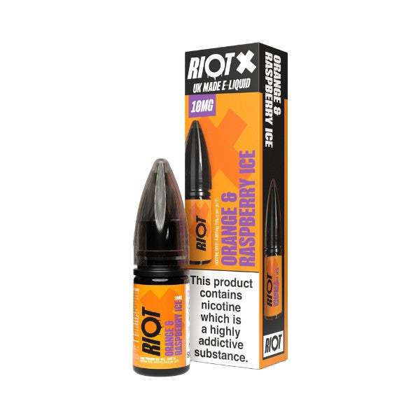 Riot - Nic Salt - X - Orange & Raspberry Ice [5MG]
