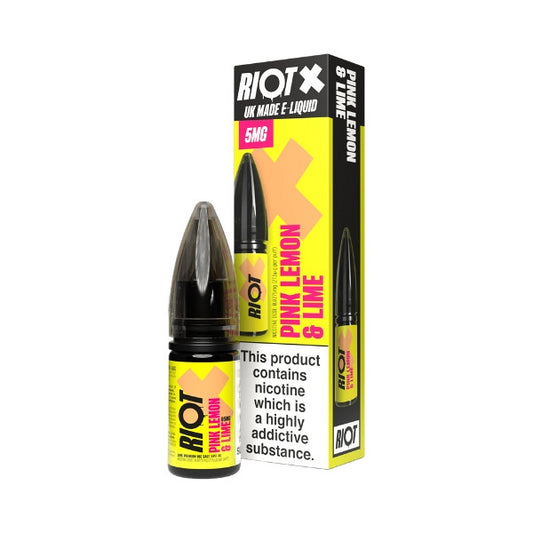 Riot X  Pink Lemon & Lime Nic Salt Eliquid