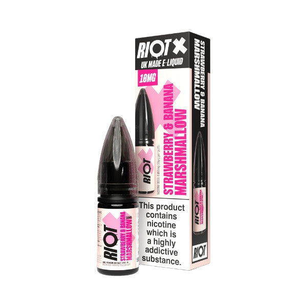 Riot - Nic Salt - X - Strawberry & Banana Marshmallow [5MG]