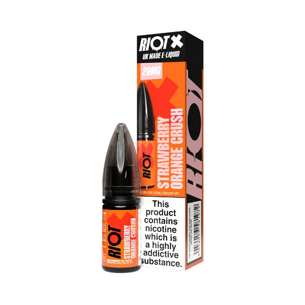 Riot X Strawberry Orange Crush Nic Salt Eliquid