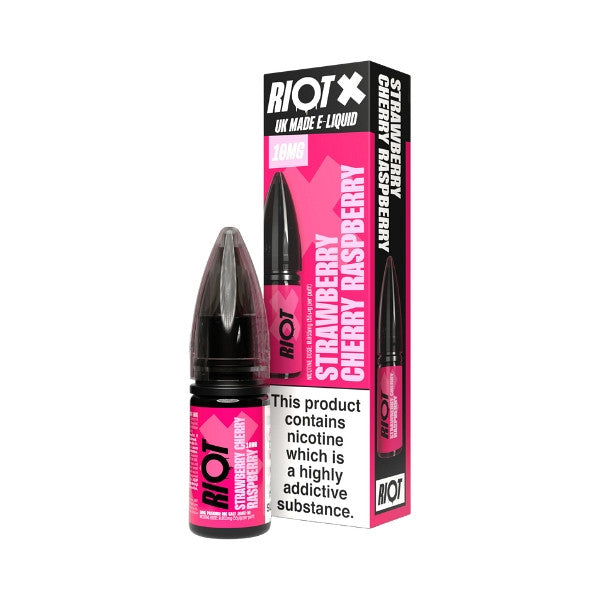 Riot - Nic Salt - X - Strawberry, Cherry & Raspberry [5MG]